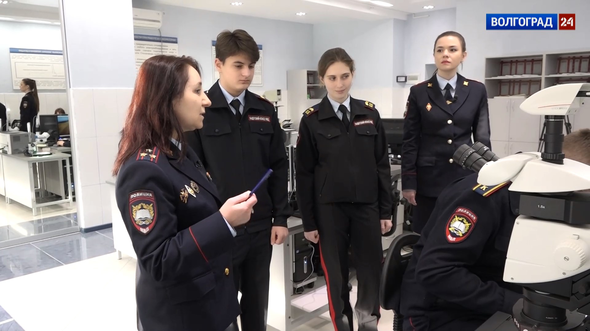 Выпуск Учащиеся кадетских классов посетили Волгоградскую академию МВД. Выпуск 14.12.21