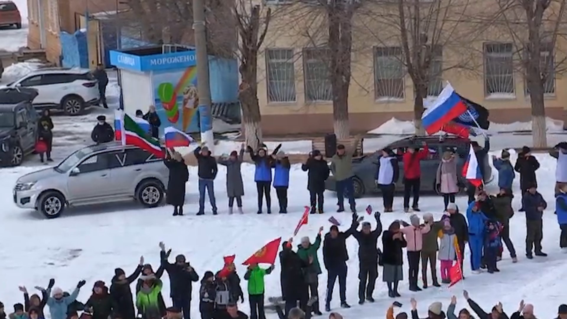 Масштабный патриотический автопробег прошел в Палласовском районе