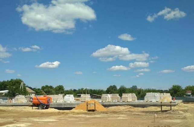 В Камышинском районе строят новый Дом культуры