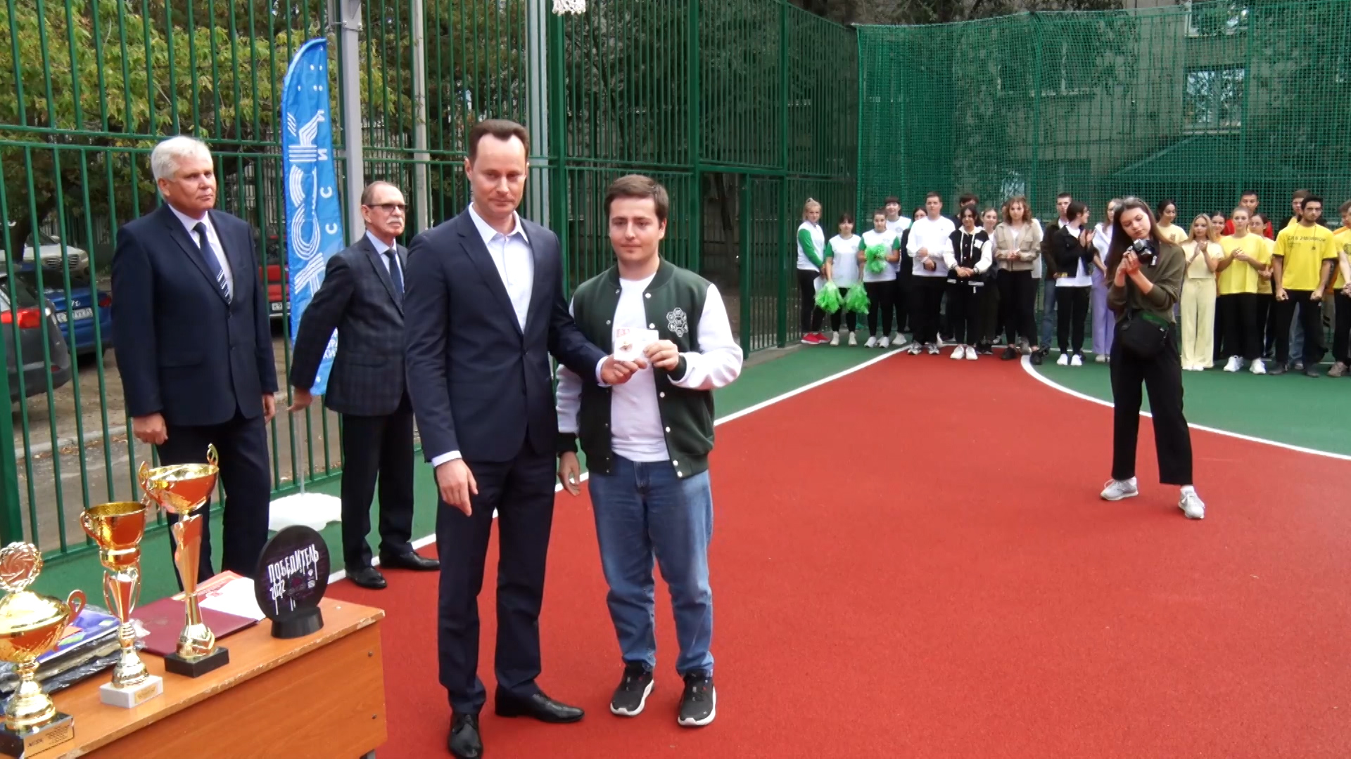 В Волгограде построили новую спортплощадку для студентов-медиков