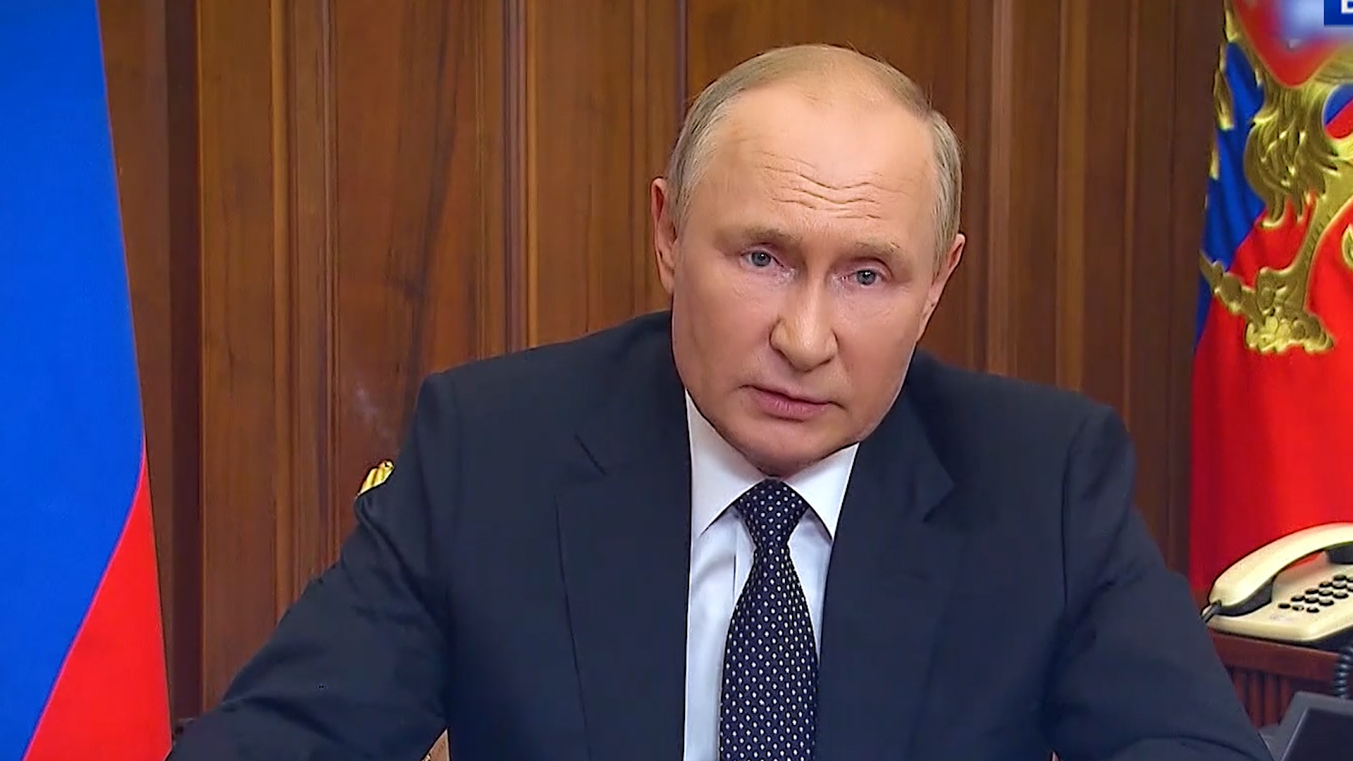 Президент России Владимир Путин объявил частичную мобилизацию
