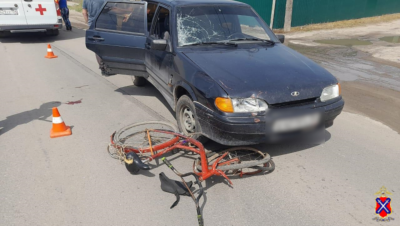 В Волгоградской области за сутки в двух ДТП пострадали велосипедисты
