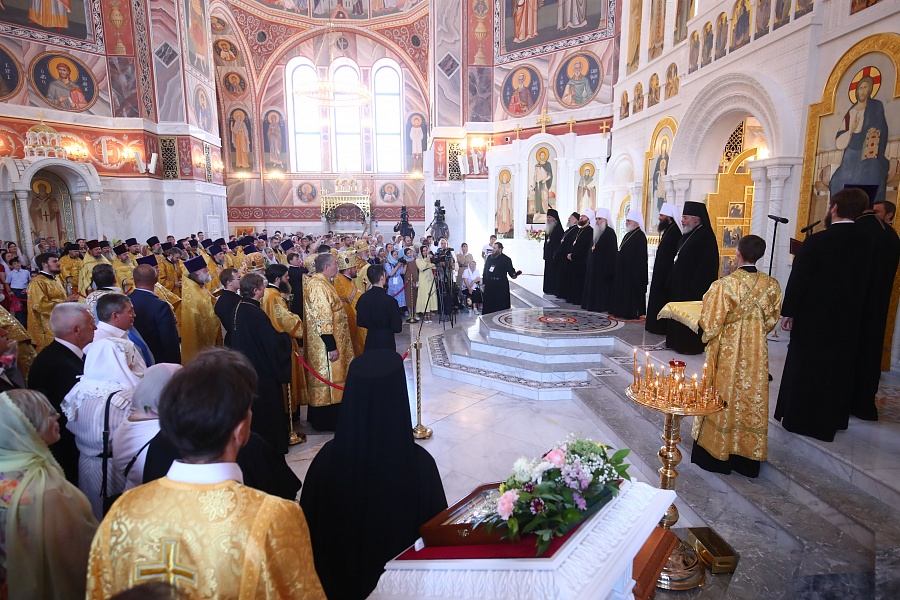 В соборе Александра Невского впервые отметили День Ангела волгоградской земли