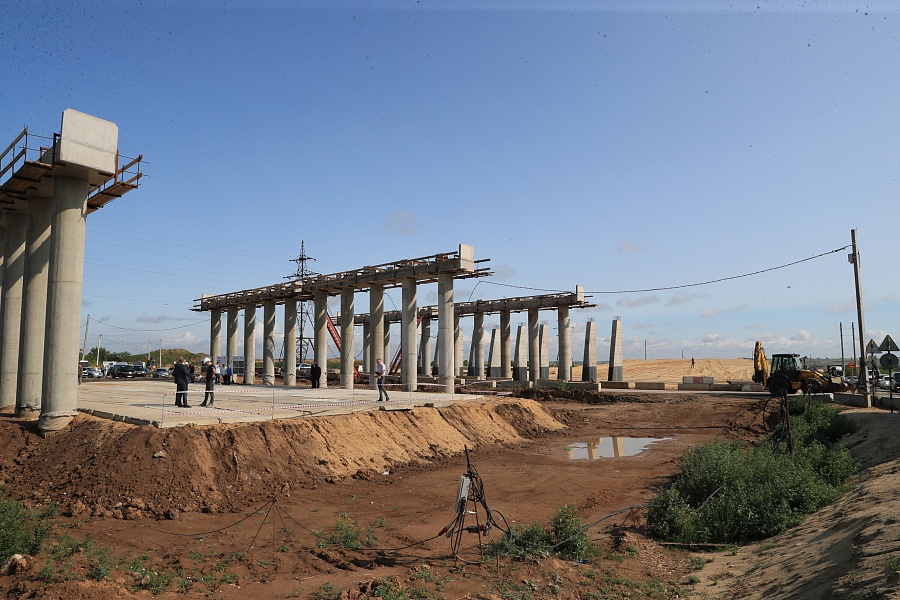 На 35 % в Волгограде готова многоуровневая развязка в районе поселка Водстрой