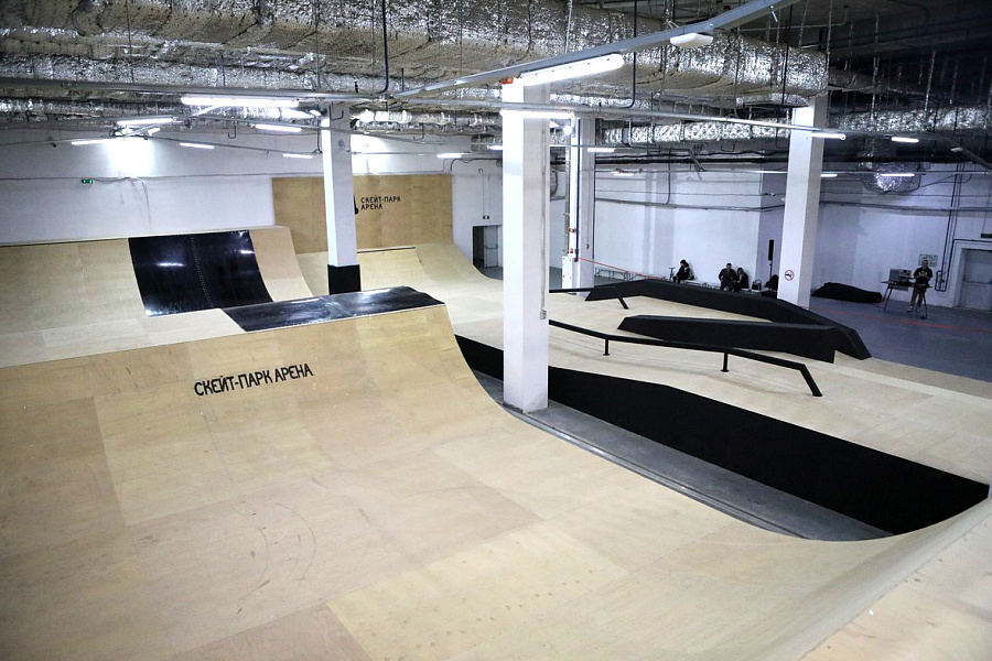 Крытую площадку для скейтеров открыли на «Волгоград Арене»