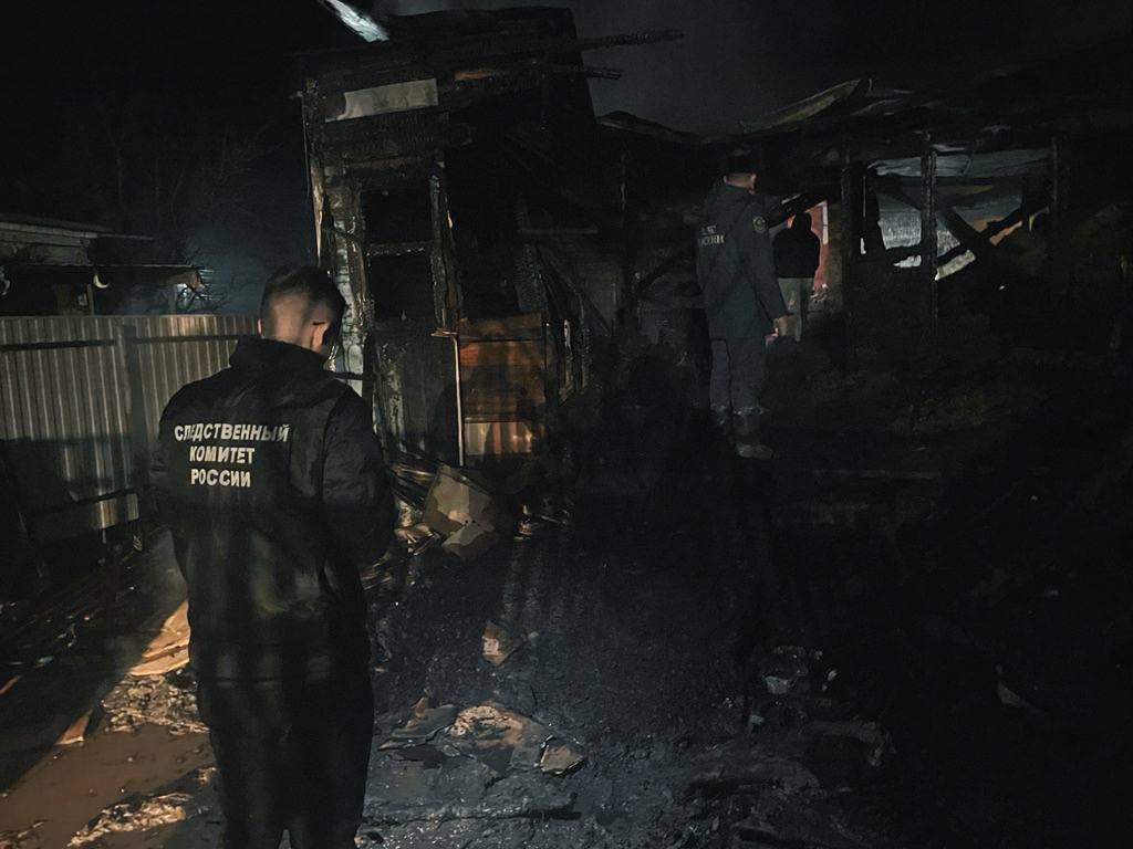 Две маленькие девочки погибли в пожаре под Волгоградом