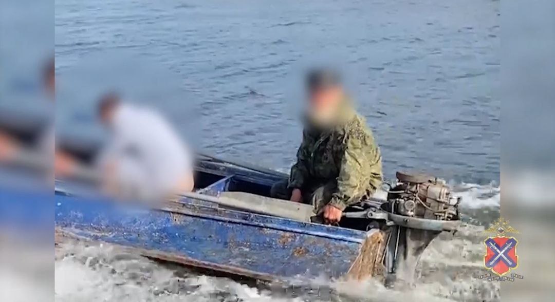 Момент задержания трех браконьеров под Волгоградом попал на видео