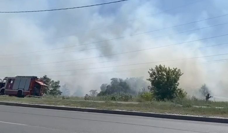 В Волгограде проверили воздух у жилой застройки после пожара у Мамаева кургана