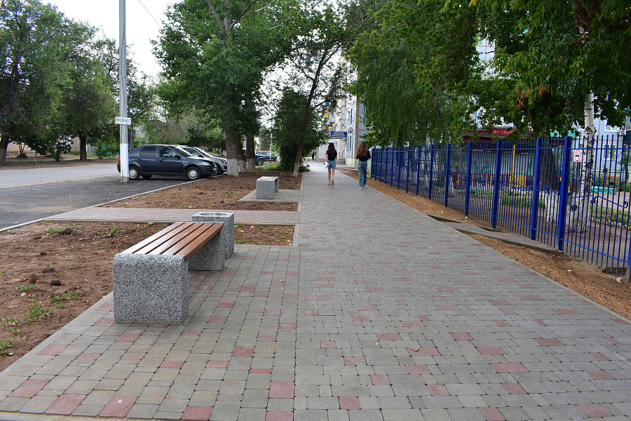 Три пешеходные зоны обустроили под Волгоградом