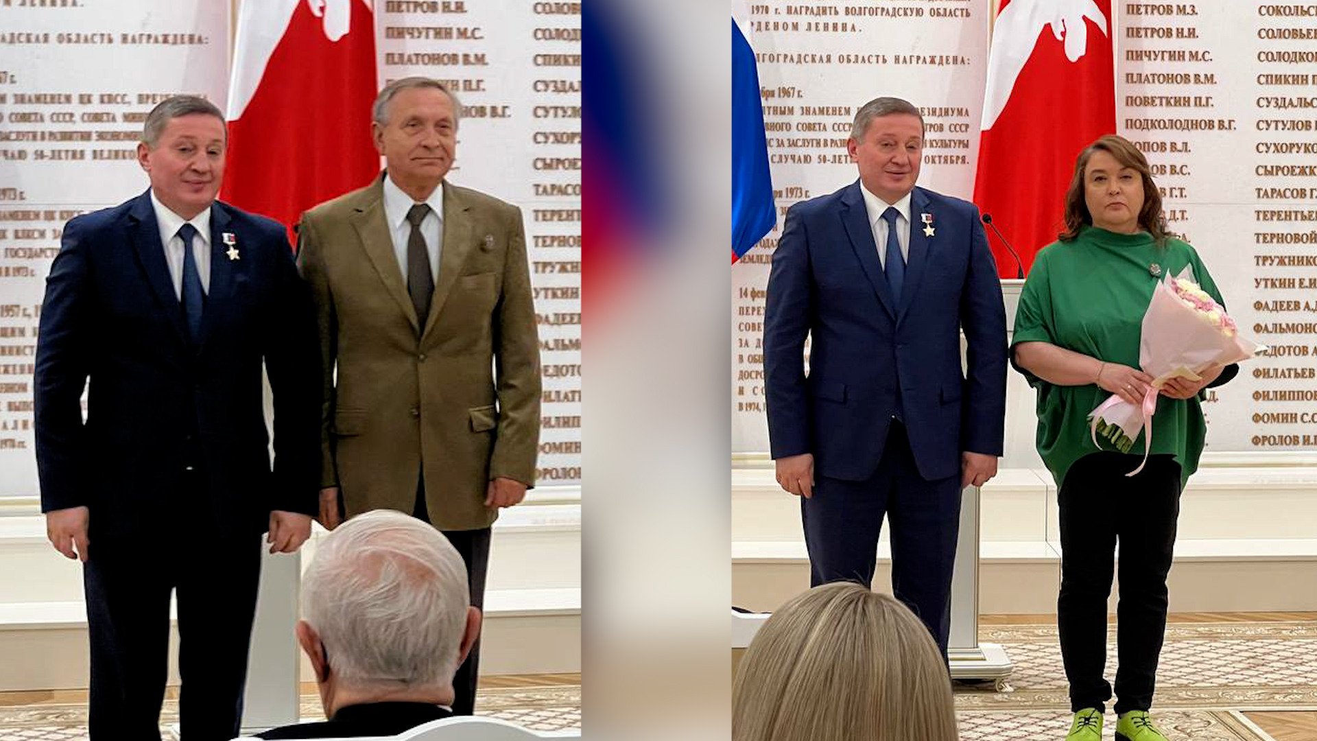 Губернатор вручил региональные награды сотрудникам ГТРК «Волгоград-ТРВ»