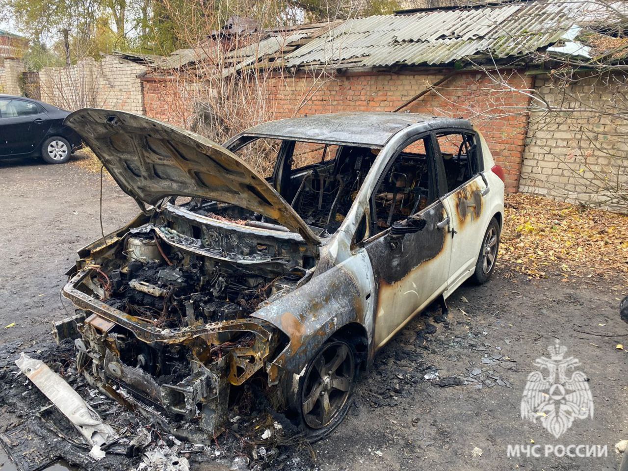 Три машины сгорели в Волгограде почти за четыре часа