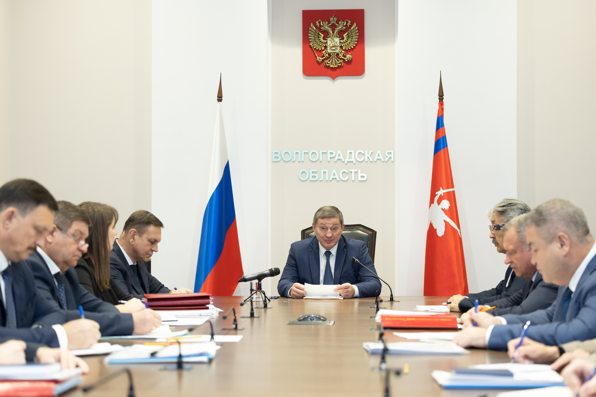 Глава региона провел совещание по формированию бюджета Волгоградской области