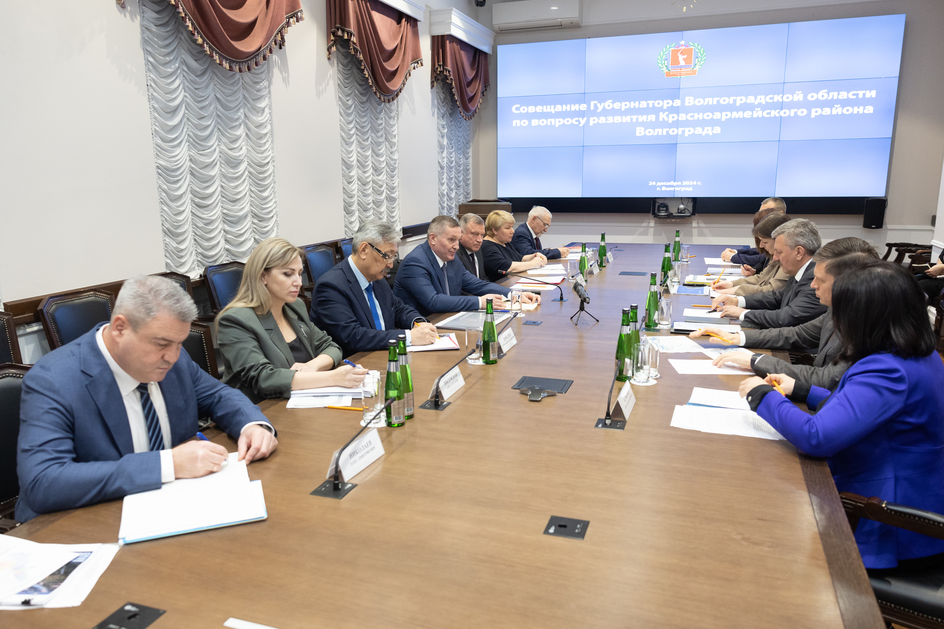 Глава региона поставил задачи по развитию Красноармейского района Волгограда