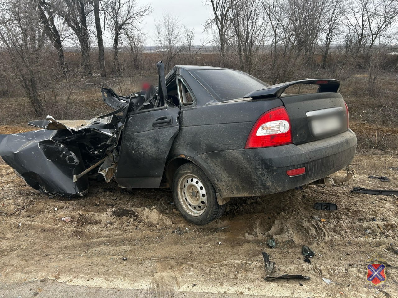 Водитель легковушки погиб в ДТП с КамАЗом на трассе под Волгоградом
