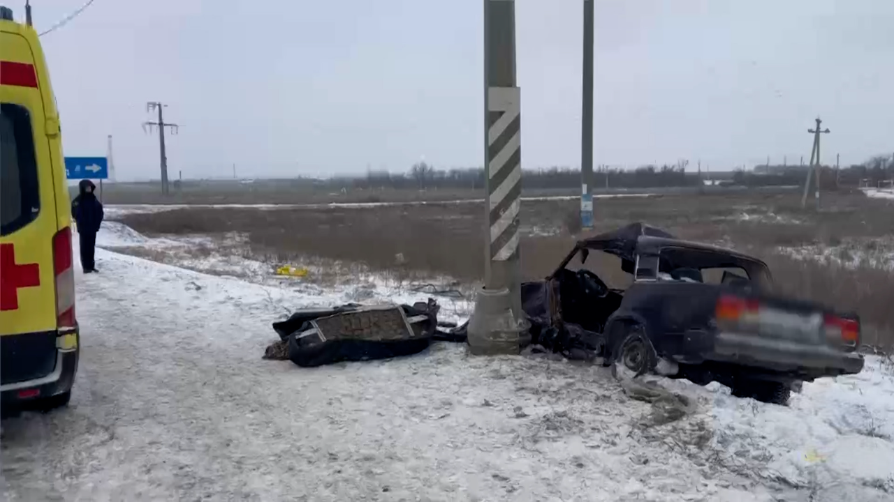 Водитель ВАЗа скончалась в ДТП под Волгоградом