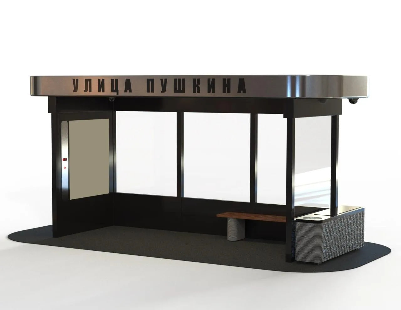 В Волжском установят 30 новых современных остановочных павильонов