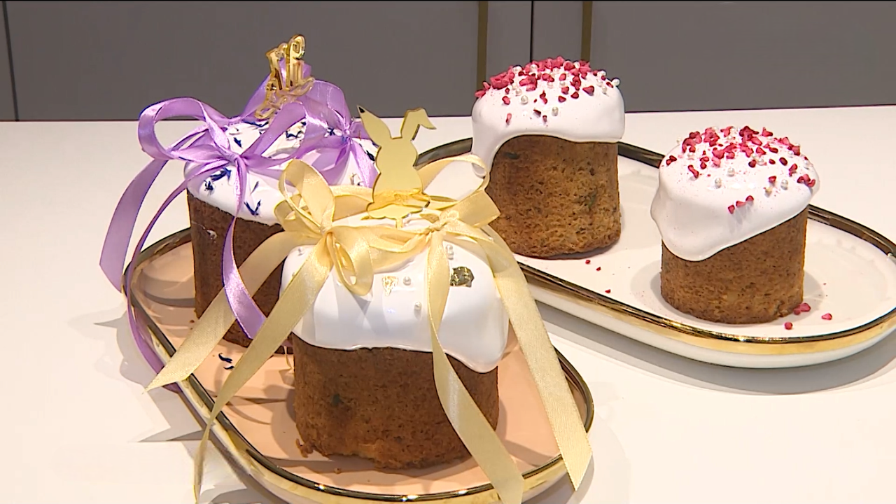 Волгоградский кондитер поделился экспресс-рецептом кулича с васильками