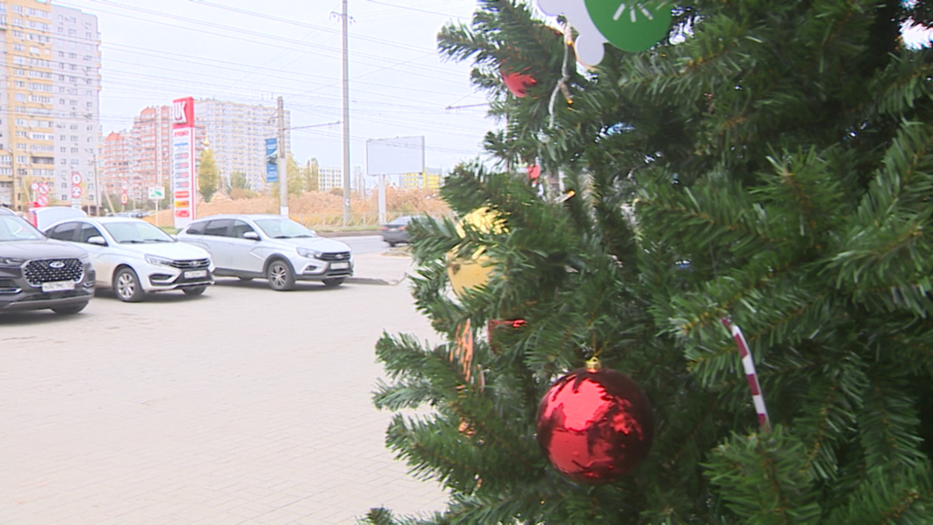 В Волгограде в середине ноября начали украшать город к Новому году