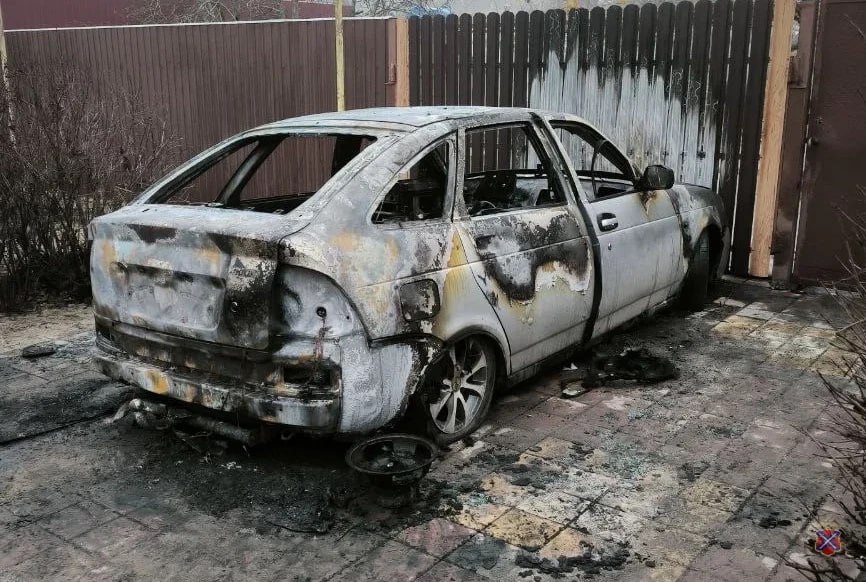 Мужчину задержали под Волгоградом за поджог авто