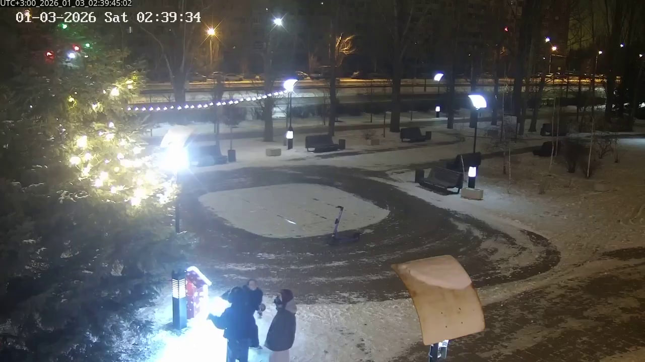 Три девушки избили ногами новогоднюю декорацию в Волжском