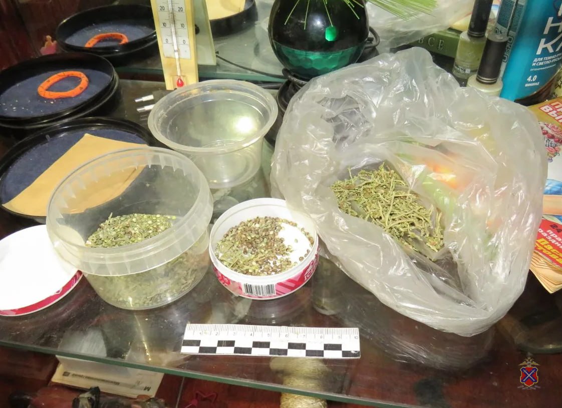 Волгоградская полиция нашла банки с наркотиками в доме 50-летнего мужчины