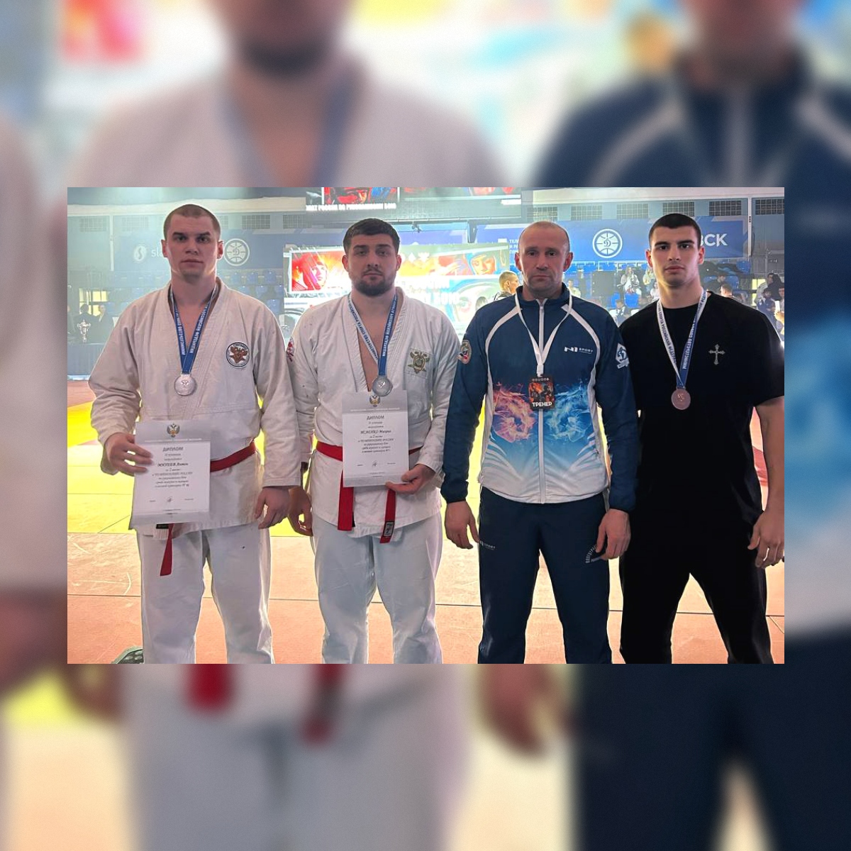 Волгоградцы трижды поднимались на пьедестал почета на Чемпионате России по рукопашному бою