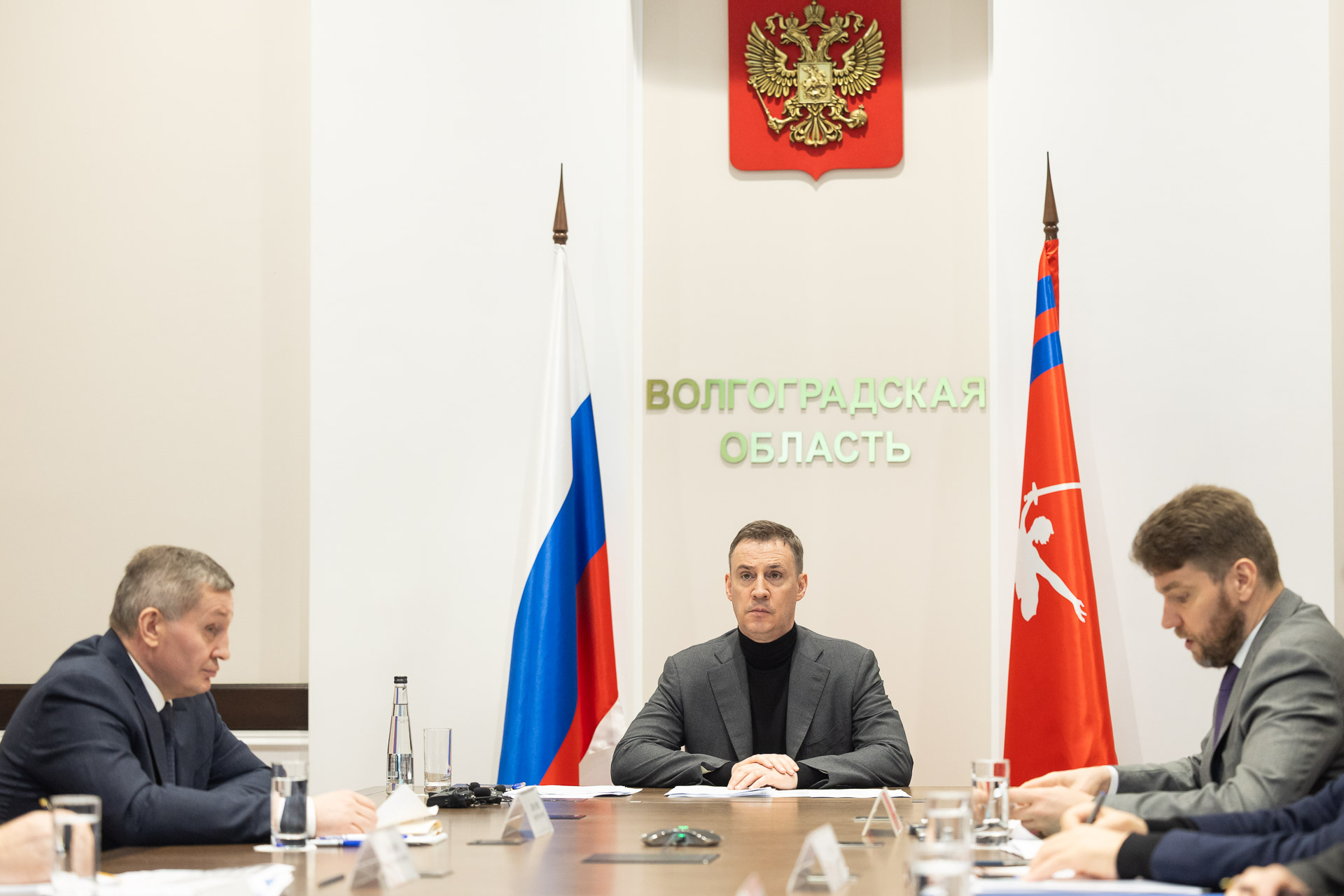 Волгоградский губернатор доложил Дмитрию Патрушеву о ходе посевной кампании