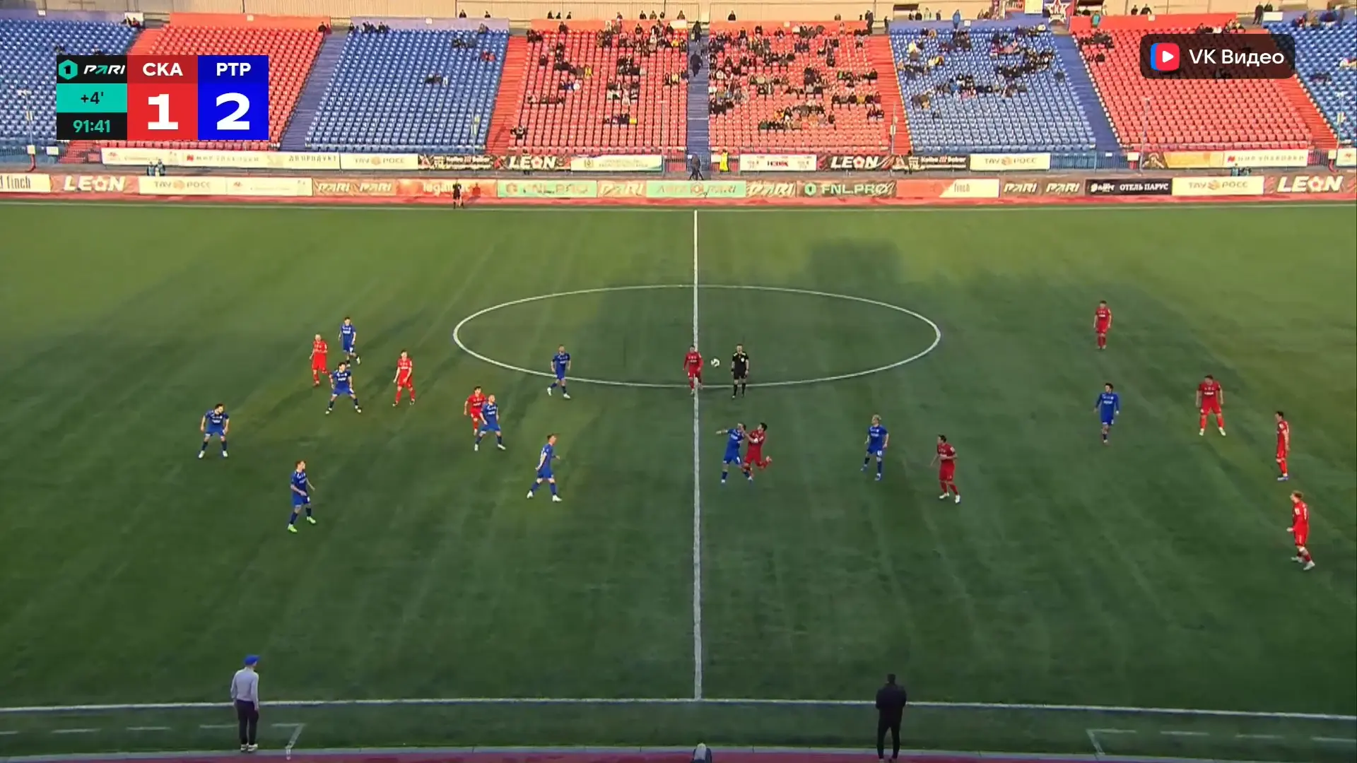 Волгоградский «Ротор» победил в матче со «СКА-Хабаровск» со счетом 2:1