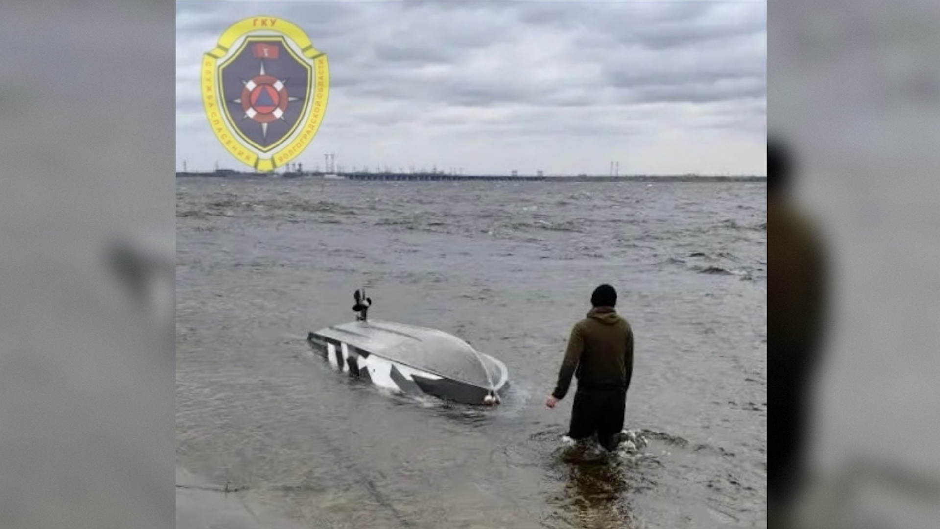 Маломерное судно потерпело бедствие в Тракторозаводском районе Волгограда