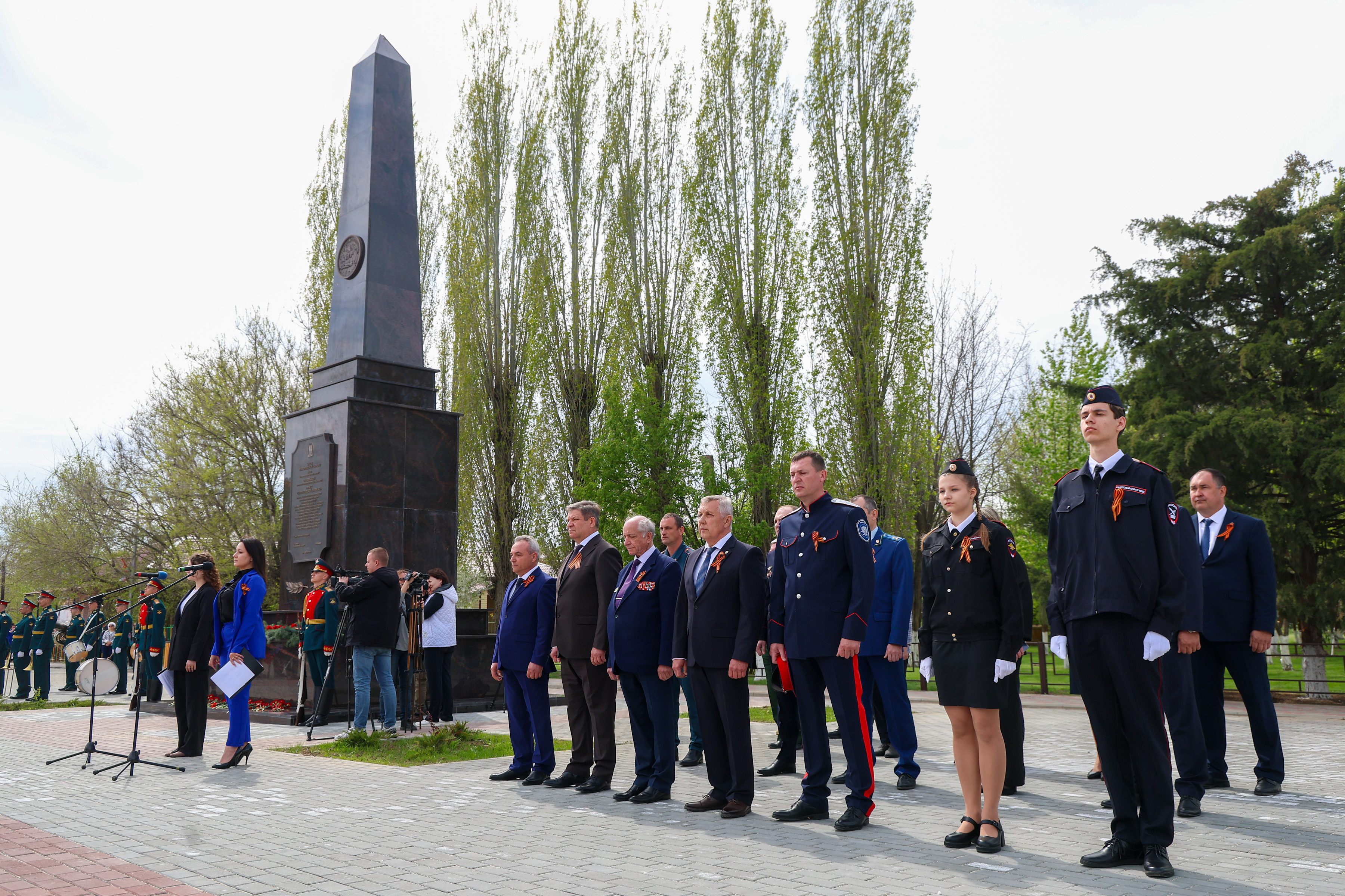 Еще одну стелу «Рубеж Сталинградской доблести» торжественно открыли в Волгоградской области