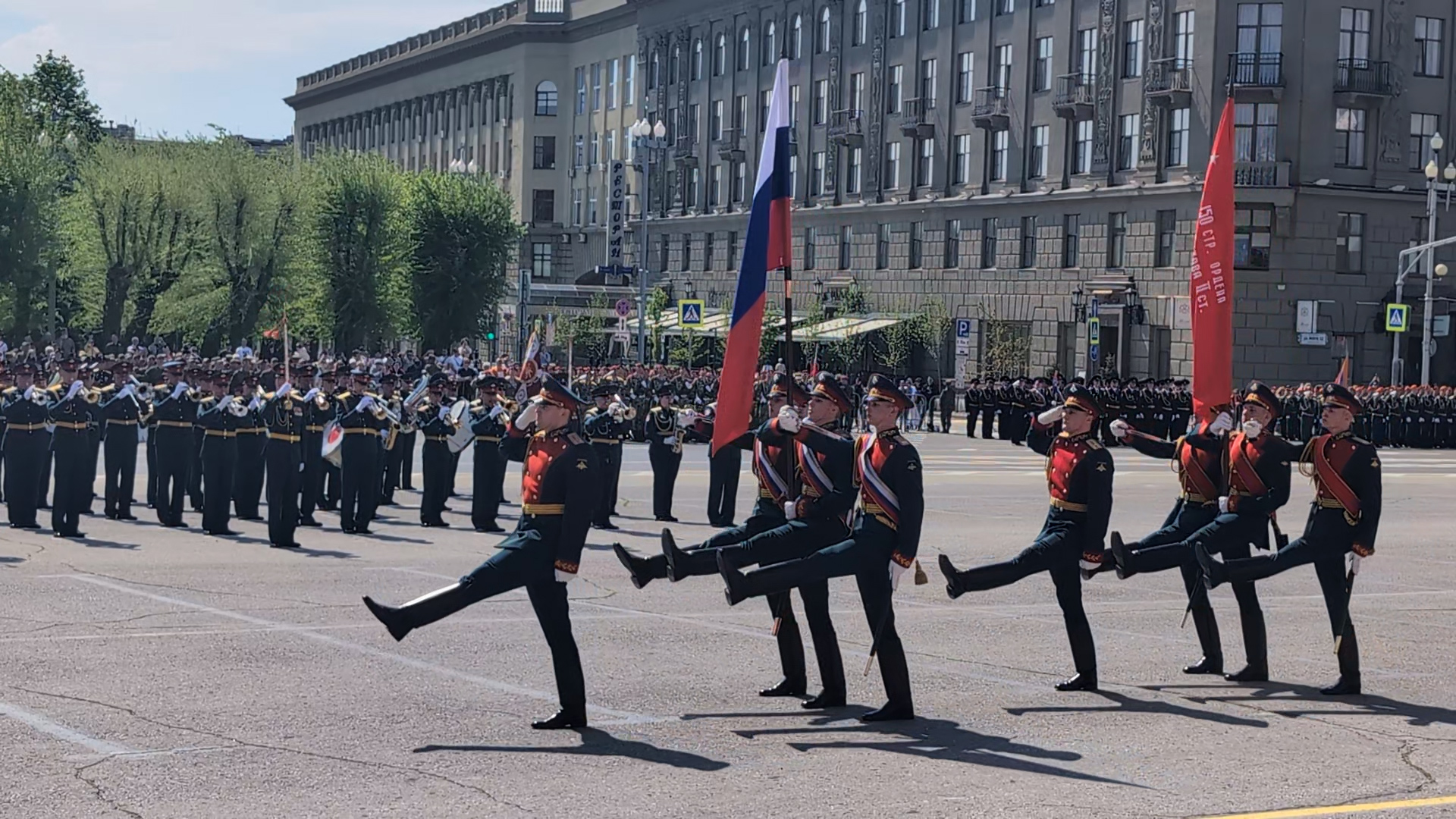 Генеральная репетиция Парада Победы проходит в Волгограде