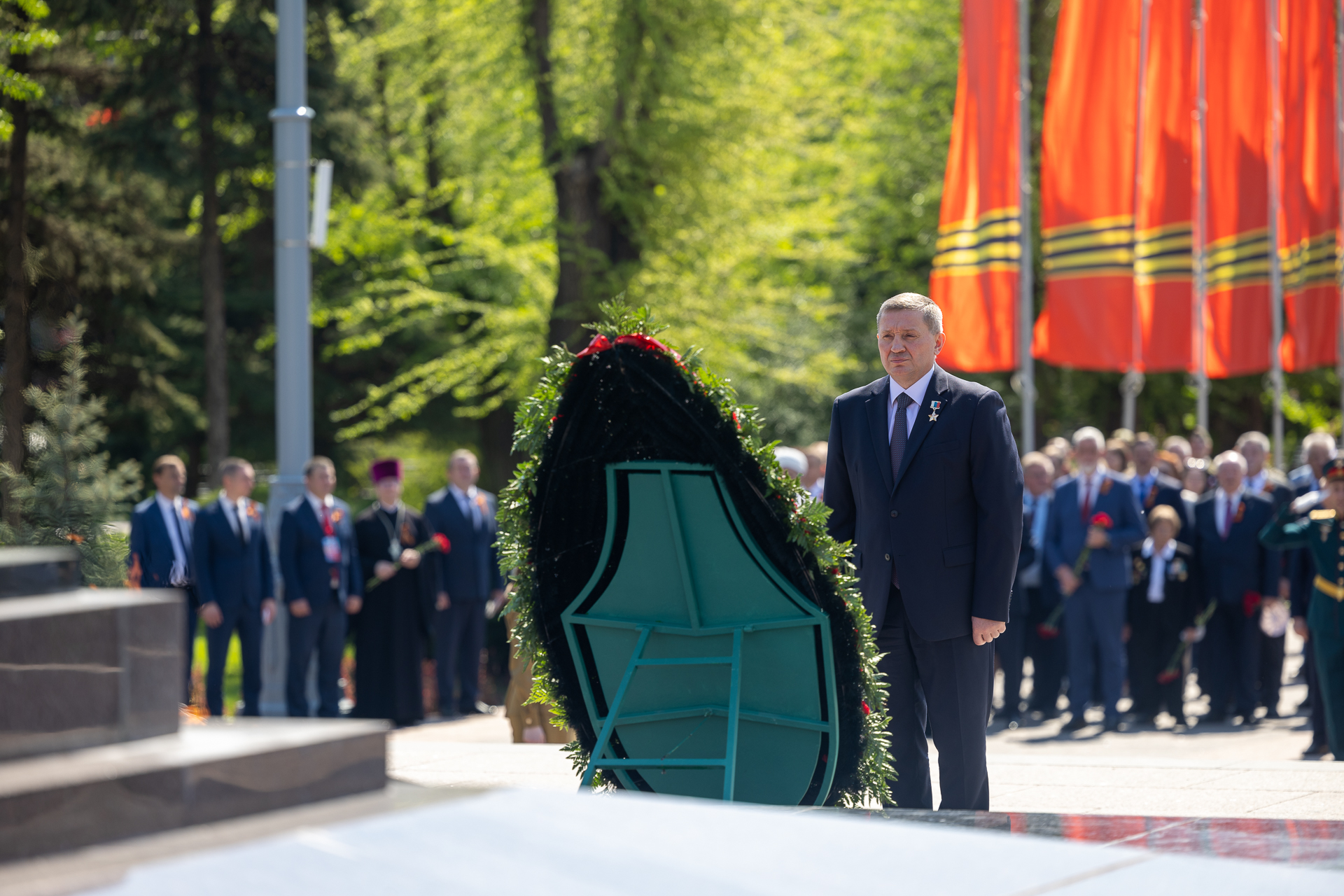 Андрей Бочаров почтил память защитников Сталинграда