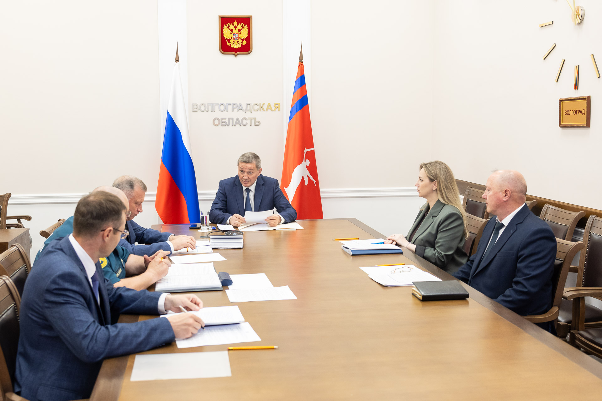 Волгоградский губернатор принял участие в совещании с зампредом Правительства Дмитрием Патрушевым