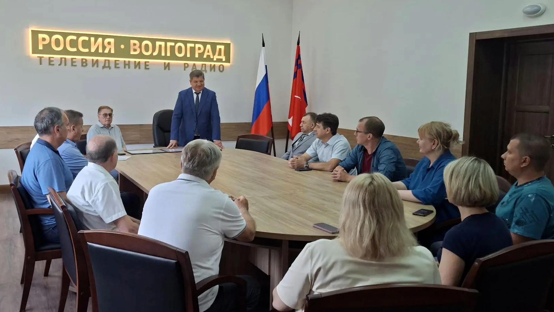 Ведомственные награды Минцифры вручили сотрудникам ГТРК «Волгоград-ТРВ»