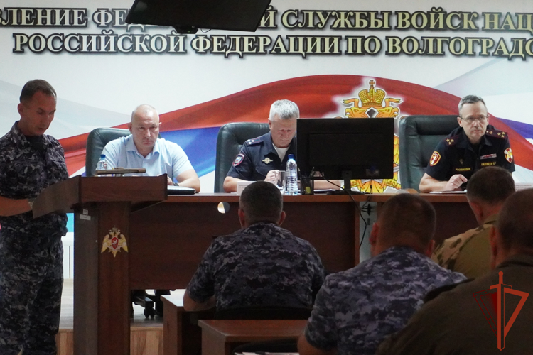 Подготовку к сентябрьским мероприятиям обсудили росгвардейцы в Волгограде