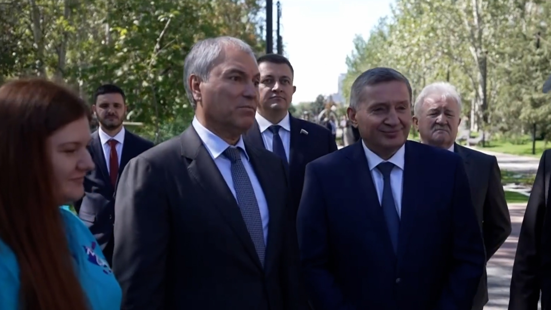 Вячеслав Володин принял участие в открытии сквера имени Станислава Говорухина в Волгограде