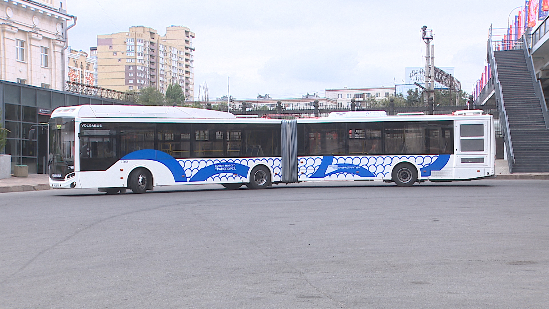 Волгоградцы поделились впечатлениями от новых автобусов «гармошек»