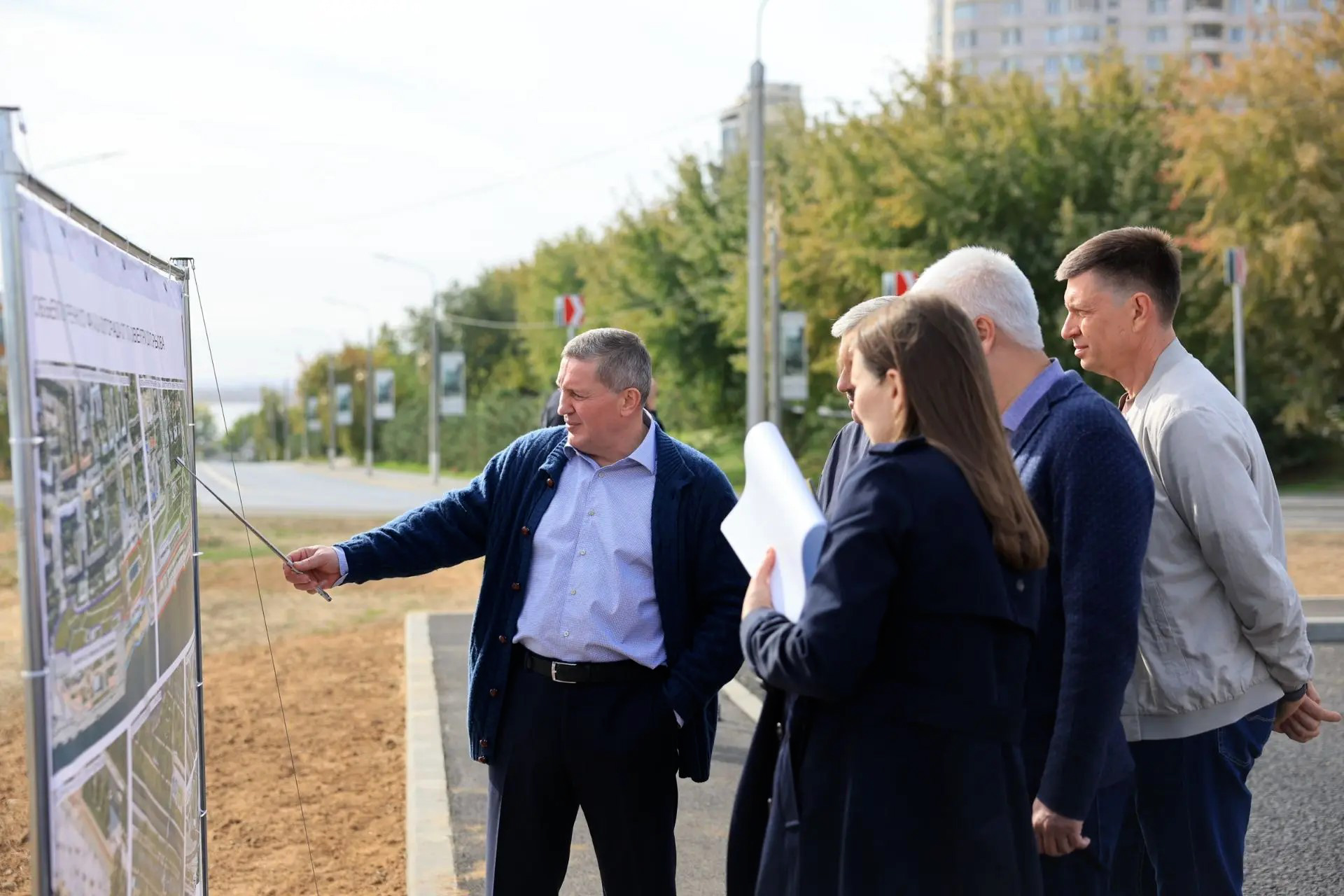 Улицу 7-ю Гвардейскую продолжат благоустраивать в Волгограде