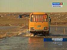 Река Лиска вышла из берегов