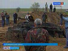 Со дна реки в Суровикинском районе поднят танк Т-60