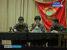 Волгоградцам показали реконструкцию суда над военными преступниками