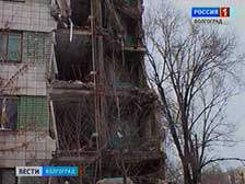 В Волгограде обрушилась стена пятиэтажного общежития