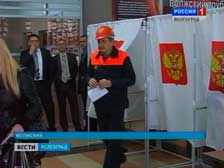 На Волжском трубном заводе отмечена высокая явка избирателей