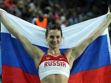Елена Исинбаева выиграла золото на чемпионате мира