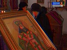 В Волгограде замироточила икона Феодосия Черниговского