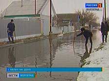 Жители Калача-на-Дону обеспокоены надвигающимся половодьем