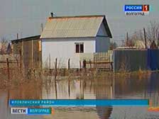 В Иловлинском районе подтопило часть райцентра