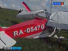 В Михайловском районе упал легкомоторный самолет, пилот погиб