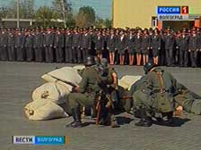 Волгоградские курсанты воссоздали события начала Сталинградской битвы