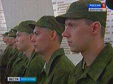 Волгоградские призывники отправились служить в Президентский полк